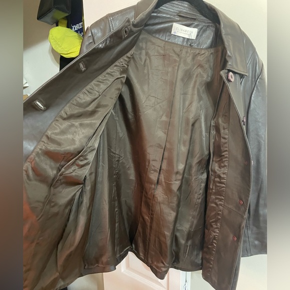 Liz Claiborne Leather Jacket - Picture 6 of 9
